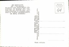 CPA en aire visto Bretana en el santo Malo del primero plano en el segundo plan