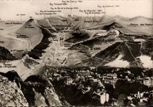 CPA the Mount Gilds Sancy Panoramic View