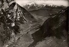 CPA La Route Du Col Des Aravis Et le Mont Blanc