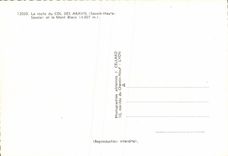 CPA La Route Du Col Des Aravis Et le Mont Blanc