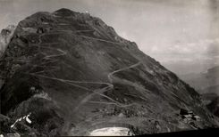CPSM Route du Tourmalet 