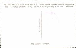 CPA Valley D' Ossau and the train of Artouste