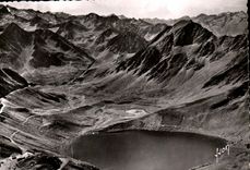 CPA Le Tourmalet Altitude Route du Pic du Midi Le Lac d'Oncet