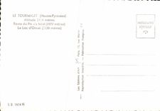 CPA Le Tourmalet Altitude Route du Pic du Midi Le Lac d'Oncet