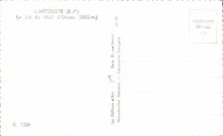 CPA Artouste the peak of midday of Ossau