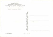 La puerta central de St Etienne de la catedral de CPA Bourges salio de una parte mas inferior de Tumpan de