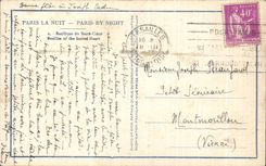 CPA Paris La Harms Basilica Of the Sacring Heart