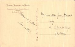 CPA France Kingdom Of Marie Sancuaire Of Notre Dame Of Behuard La virgin of the rock