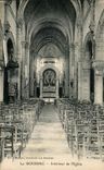 CPA La Boussac Interieur de I'Eglise