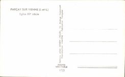 CPA Parcay Sur Vienne Eglise