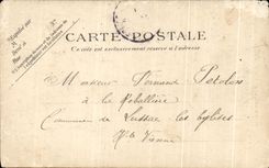 CPA Paris the monument of Ferdinand Fabre in Luxembourg