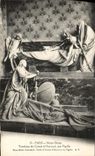 CPA Paris Notre Dame Tomb of the Count d' Harcourt by Pigalle