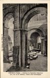 CPA Poitiers Interieur du Baptistere Saint Jean Musee d'Art Merovinglen