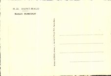 CPA the Famous Inhabitants of Saint Malo Robert Surcouf Corsaire celebrates Pirate