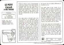 Chart Small Calao has Red Nozzle Bird WWF