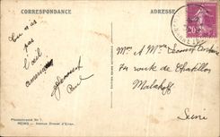 CPA Rheims Avenue Drouet d' Erion