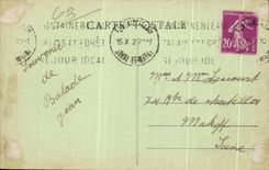 CPA Palais of Fontainebleau Escalier of the horseshoe and Frontage on the Castle