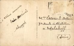 organo de CPA Bort el puente y el organo