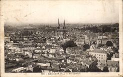 CPA Cholet Vue Aerienne