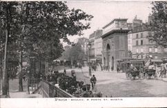 CPA Paris Boulevard Gate St Martin