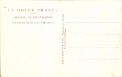 CPA Chateau De Pierrefonds Colonnade de la Cour d'Honneur