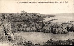 CPA Pouliguen the Rocks of Orande Dimensions Bay of Scali