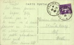 CPA Angers the Statute of King Rene and the Castle