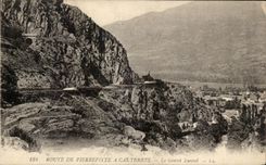 CPA Route De Pierrefitte A Cauterets Le Grand Tunnel