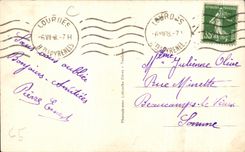 CPA Lourdes La procession Of Saint the Sacrament in front of the swimming pools