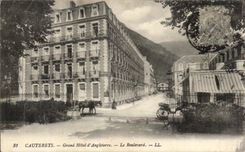 CPA Cayterets Grand Hotel d'Angleterre Le Boulevard