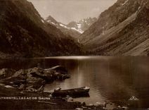 CPA Lourdes the Lake Gaube