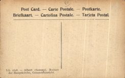 CPA Albert Ruines of the Basilica View Militaria