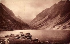CPA Cauterets surroundings the Lake Gaube At the bottom Vignemale