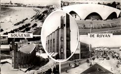 CPSM Souvenir De Royan Market la nueva iglesia