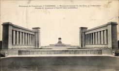 CPA Monument De Pensylvanie Varennes Militaria