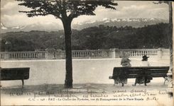 CPA Pau La Chains Of the Pyrenees seen Of the Prolongation of the Royale place