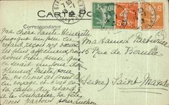 CPA Biarritz Le Rocher De La Vierge Un Jour De Gros Temps