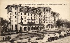 CPA Hendaye Beach the Eskualduna Hotel