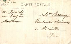 CPA Biarritz Pittoresque Assaut De Vagues Au Rocher de La Vierge