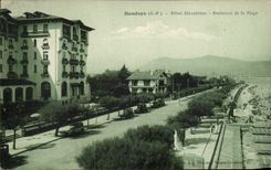 CPA Hendaye Hotel Esknalduna Boulevard Of the Beach