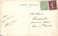 CPA Hendaye Hotel Esknalduna Boulevard Of the Beach