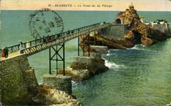 CPA Biarritz Le Pont de la Vierege