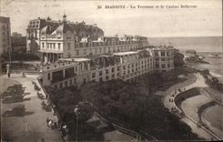 CPA Biarritz La Terrasse et le Casino Bellevue