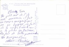 CPM Folklore en Bretagne Sonneurs et Danseurs