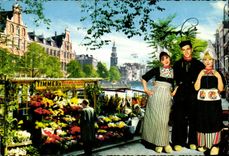 CPSM Amsterdam Bloemenmarkt met Muntroies