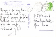 CPM L'Alsace Pittoresque Bien manger est une vertu Qu apprecient de bons compagnons