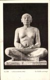 CPA Musee Du Louvre Paris Le Scribe accroupi Egypte