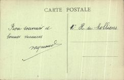 CPA Souillac interior Gate of I' Abbey church