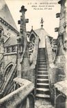 CPA Mount St Michel Staircase abbey Of Lace Front view