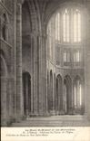 CPA the Mount St Michel the Abbey Interior Of the chorus Of the Church